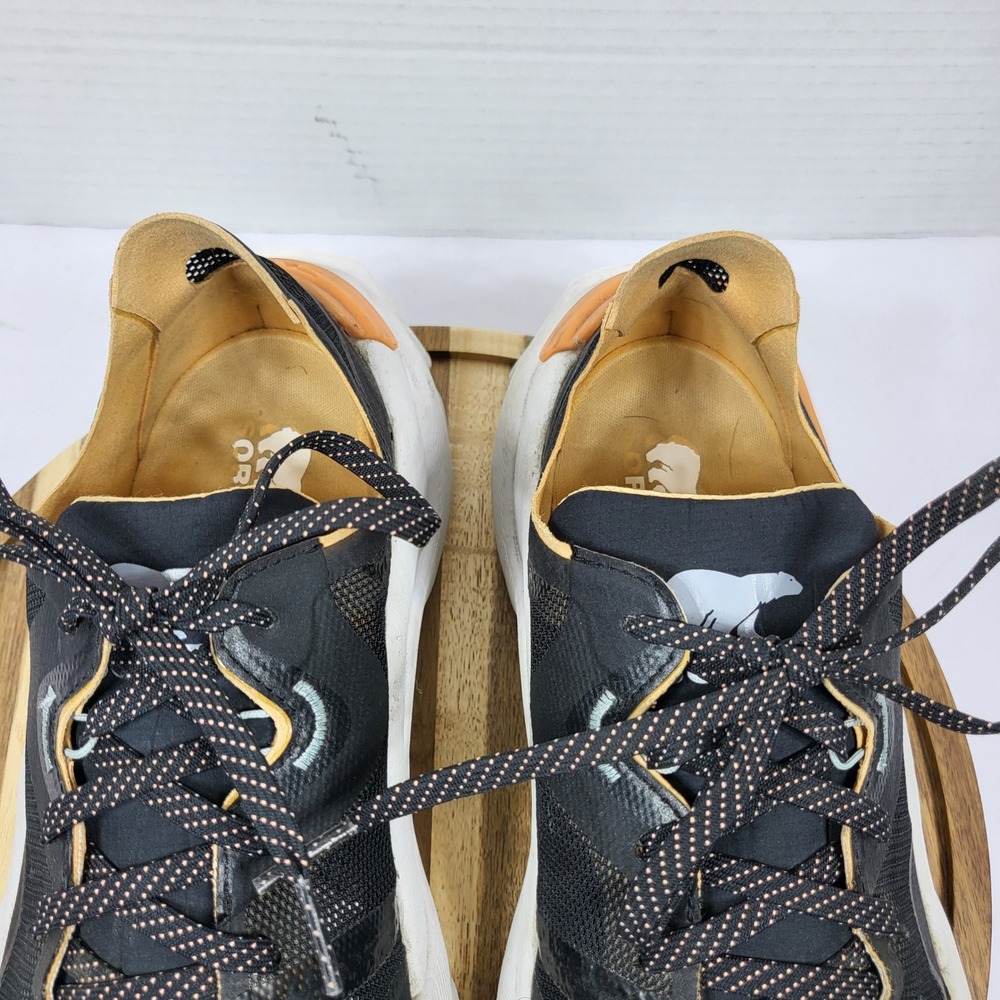 Sorel Women's 9 Kinetic RNEGD Float Sneakers Black Orange Chunky NL4699-010 - Picture 3 of 10